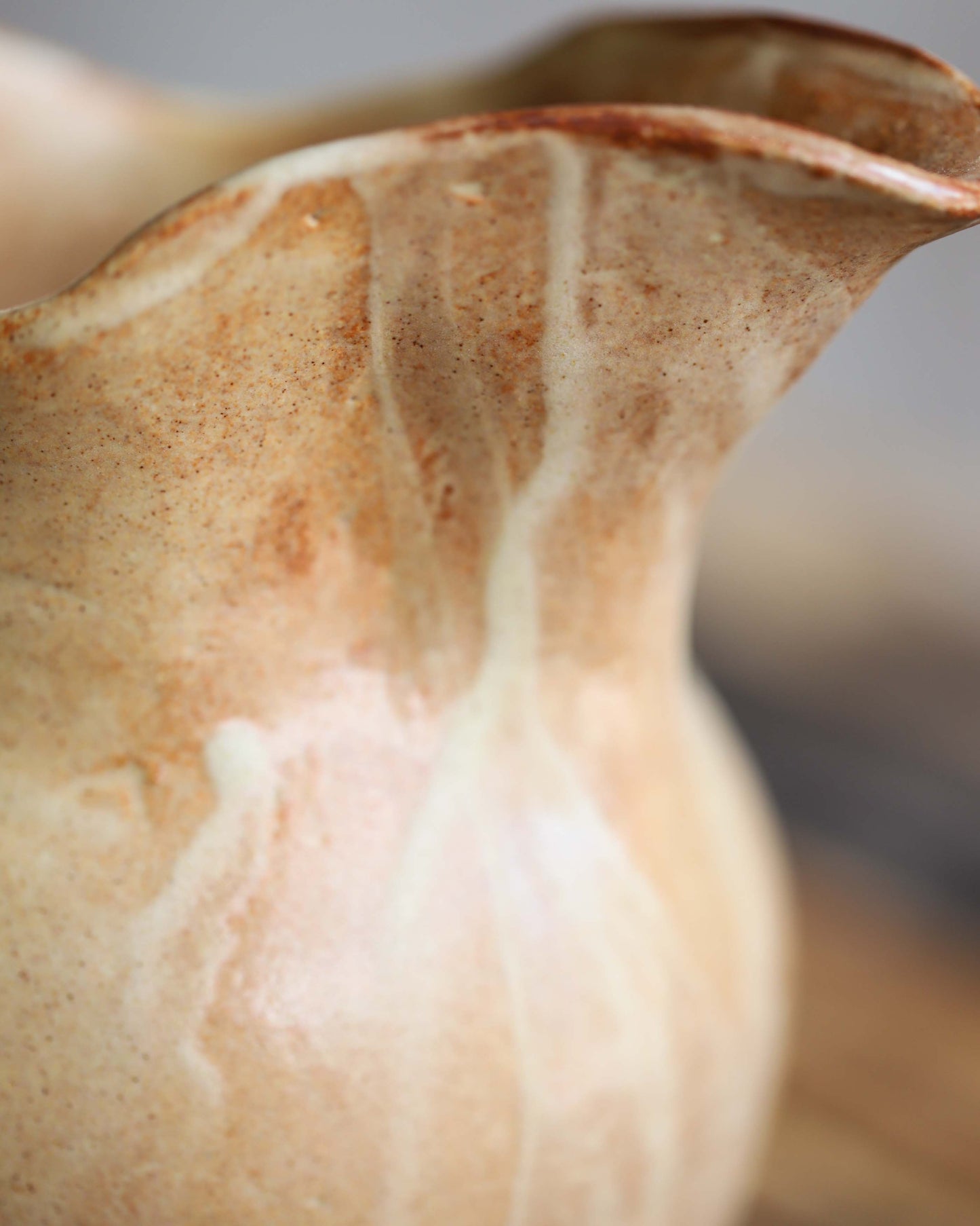 Tan Pitcher