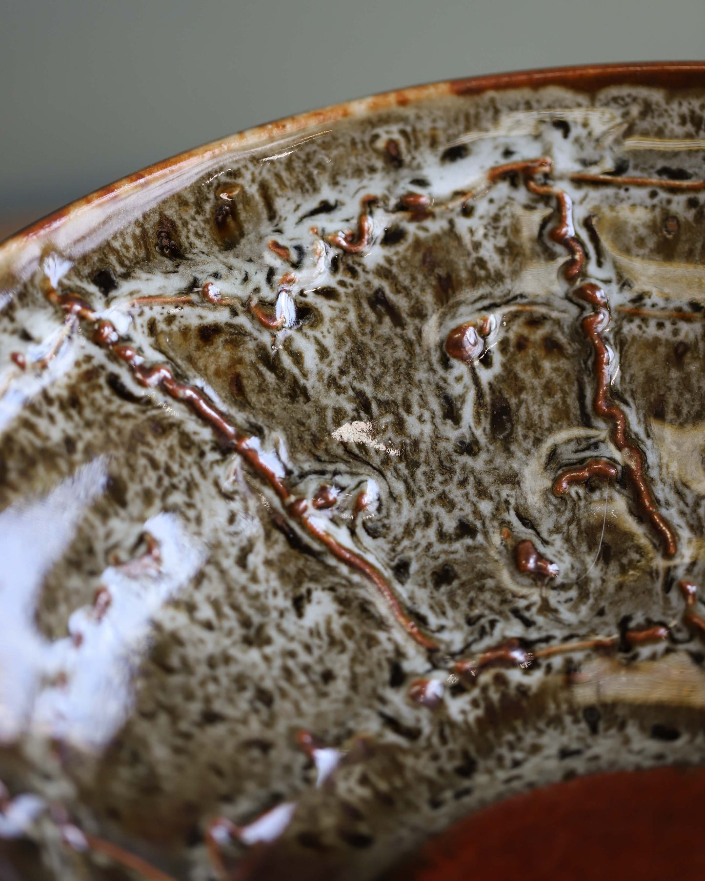 Large Decorated Bowl