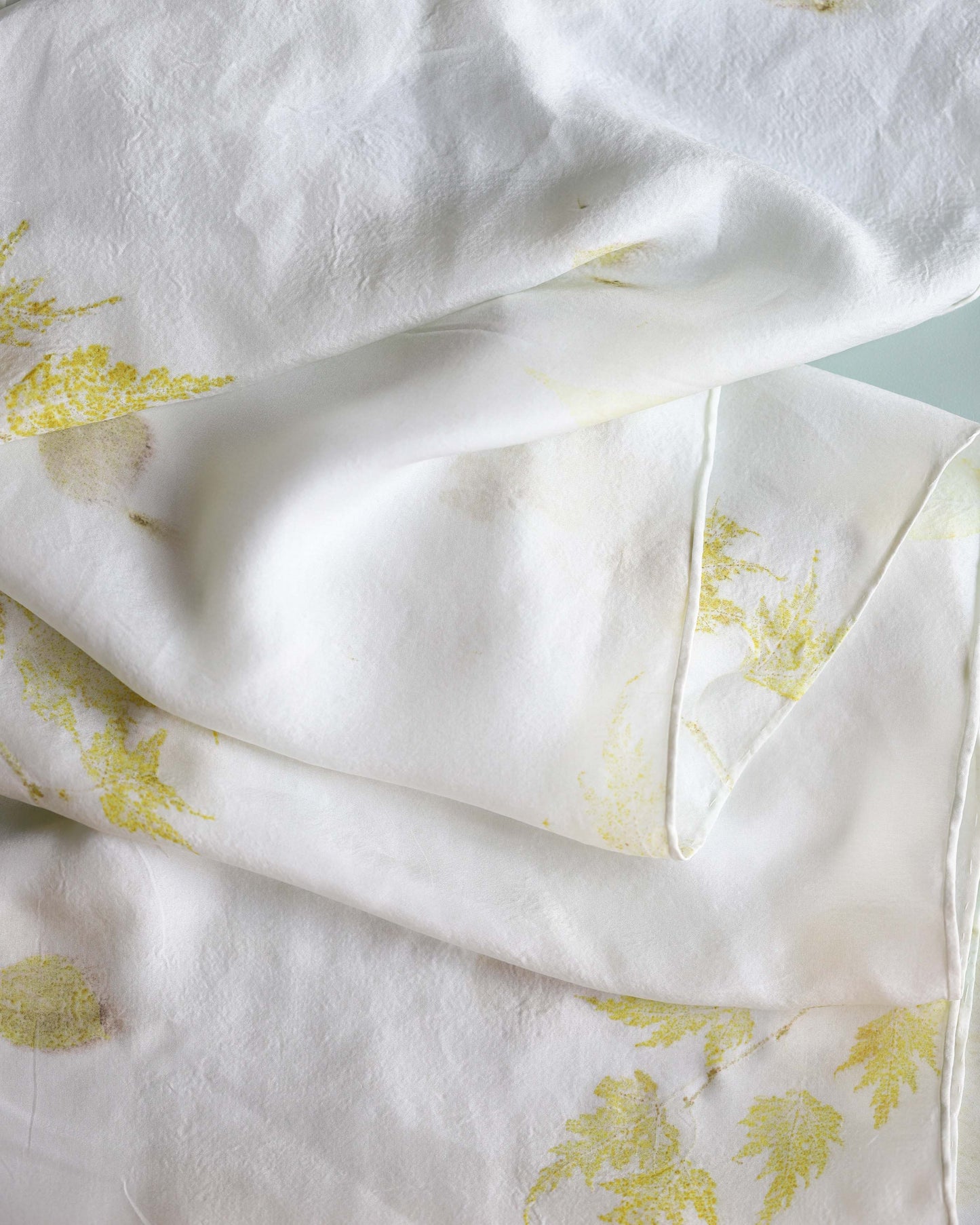 Silk Botanical Print Scarf - Hawthorn