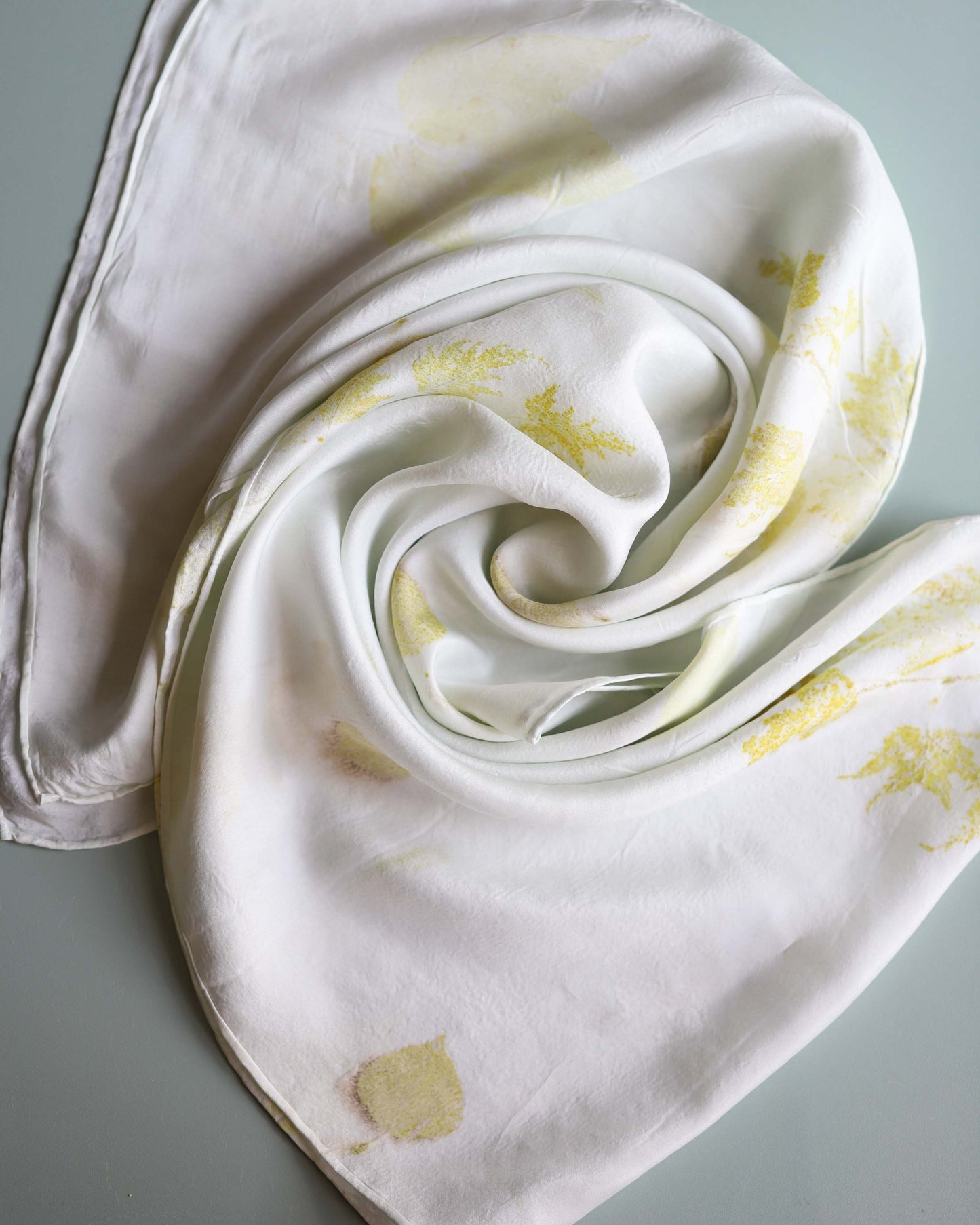 Silk Botanical Print Scarf - Hawthorn