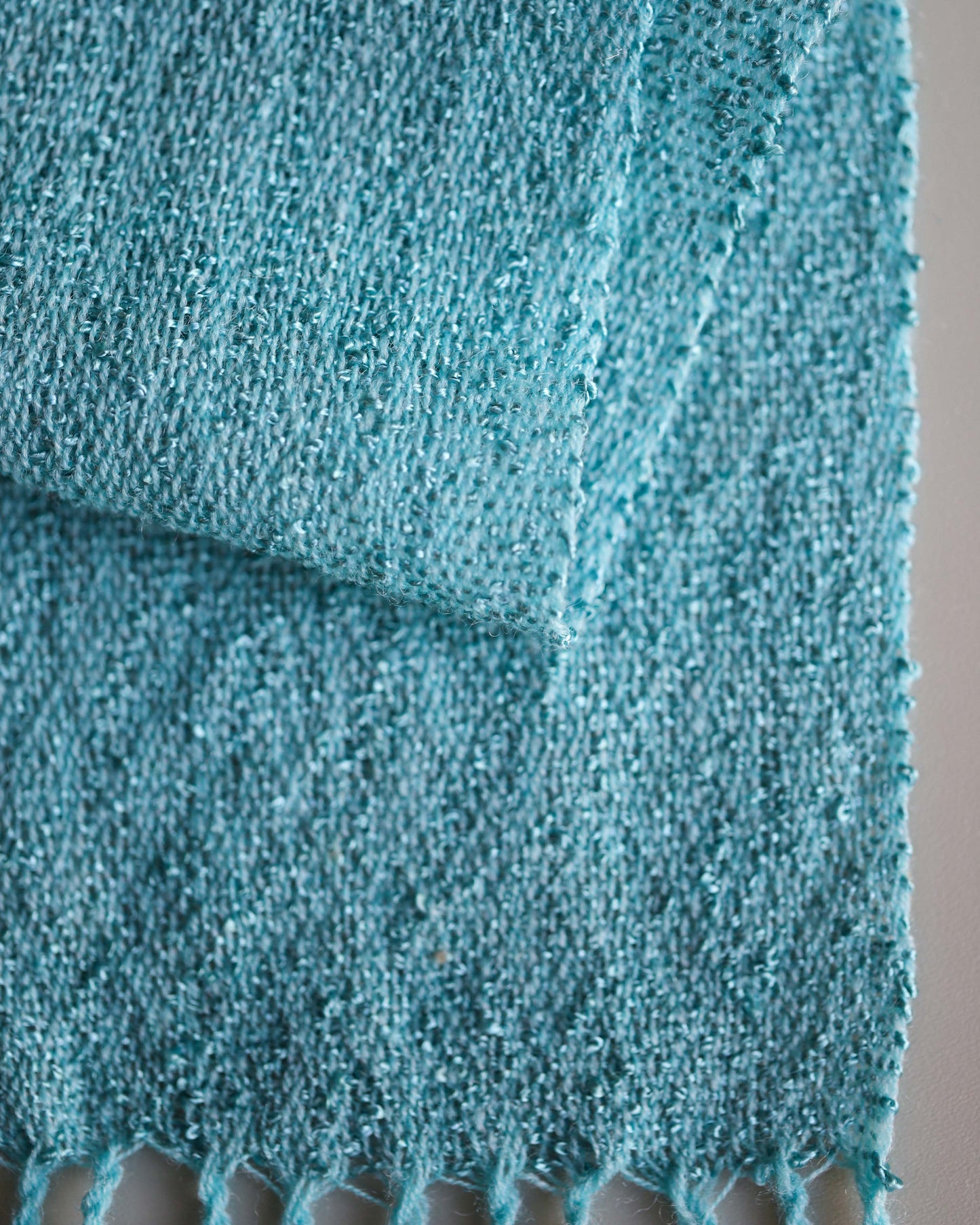 Aqua Woven Scarf