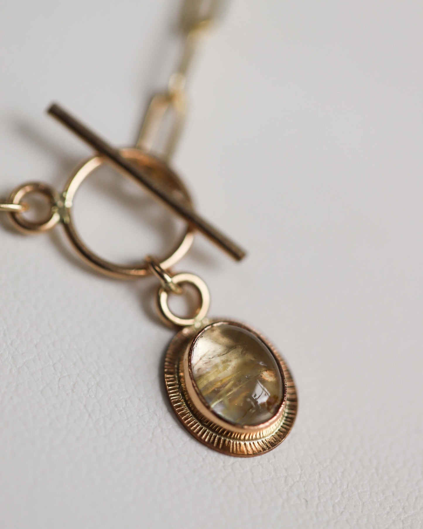 Rutilated Quartz Necklace