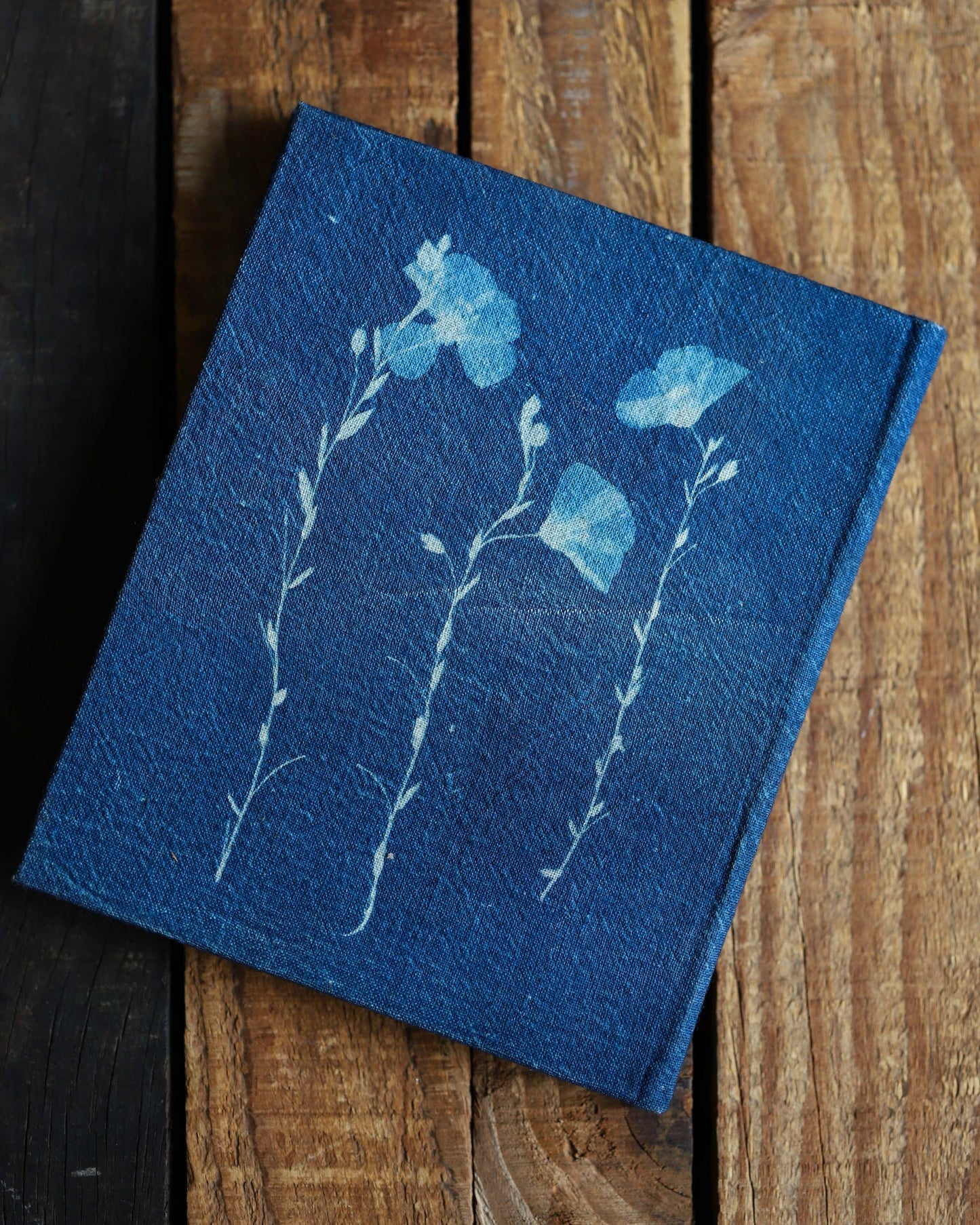Handmade Notebook - Botanical Cyanotype