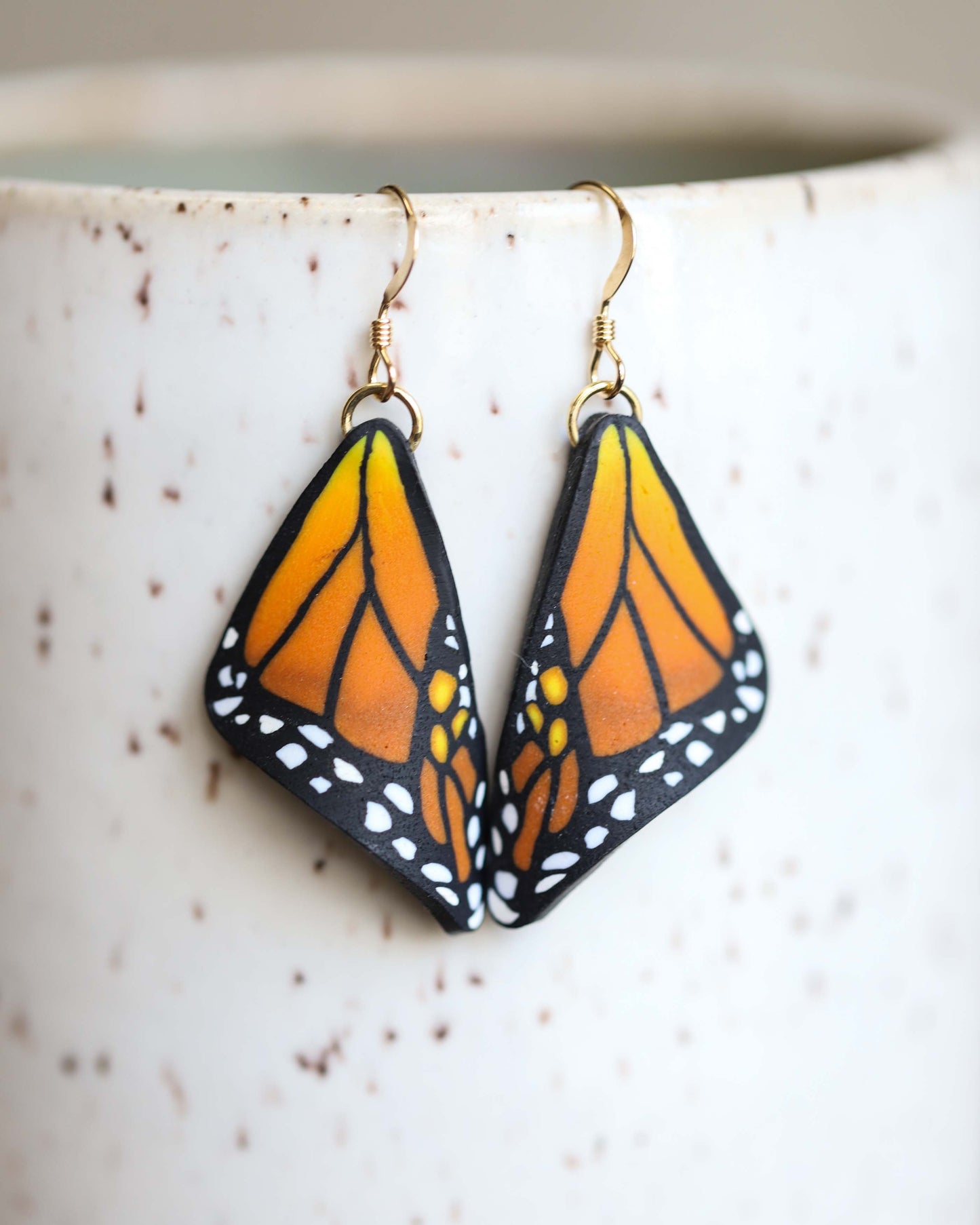 Monarch Wing Earrings
