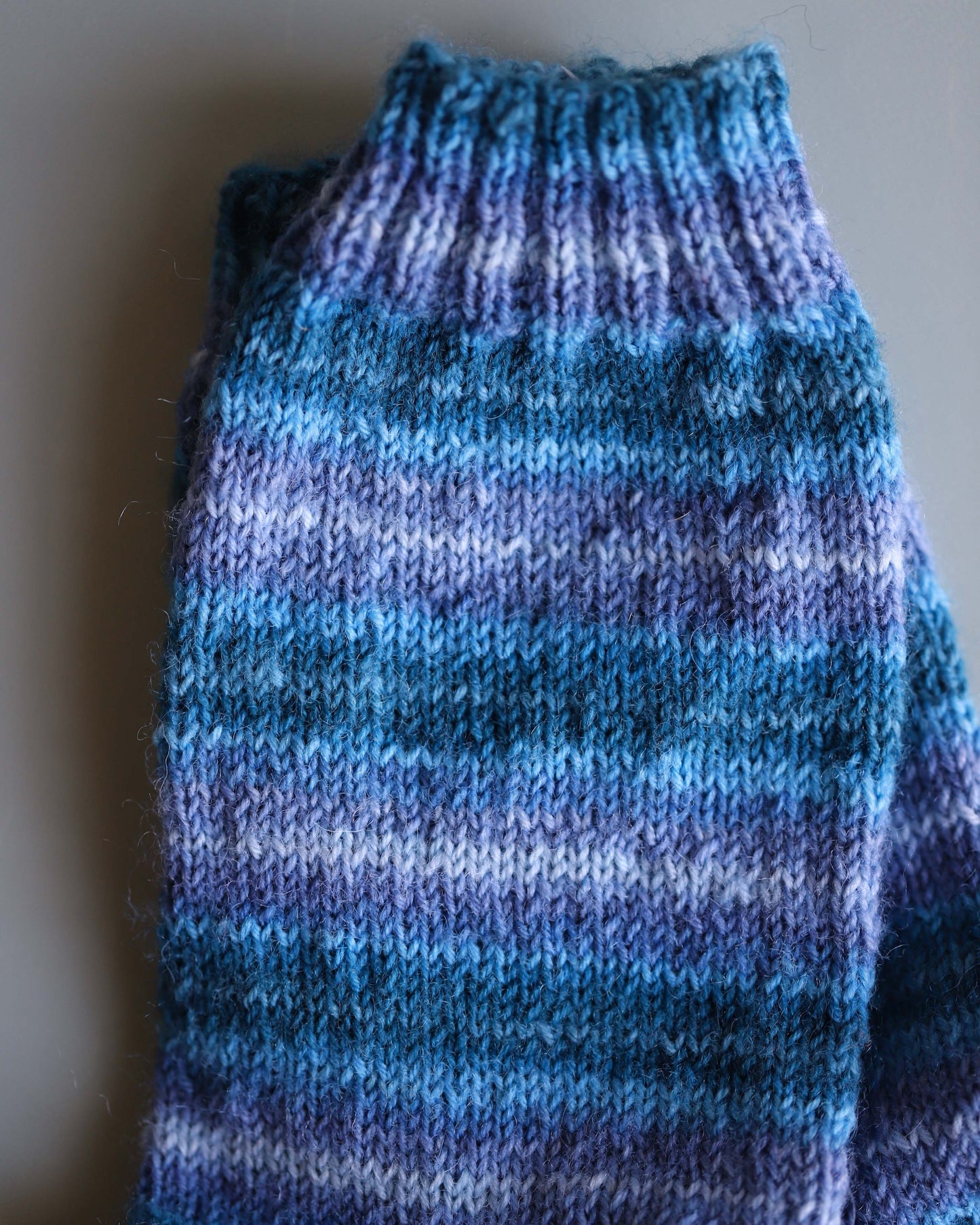 Blue Striped Socks