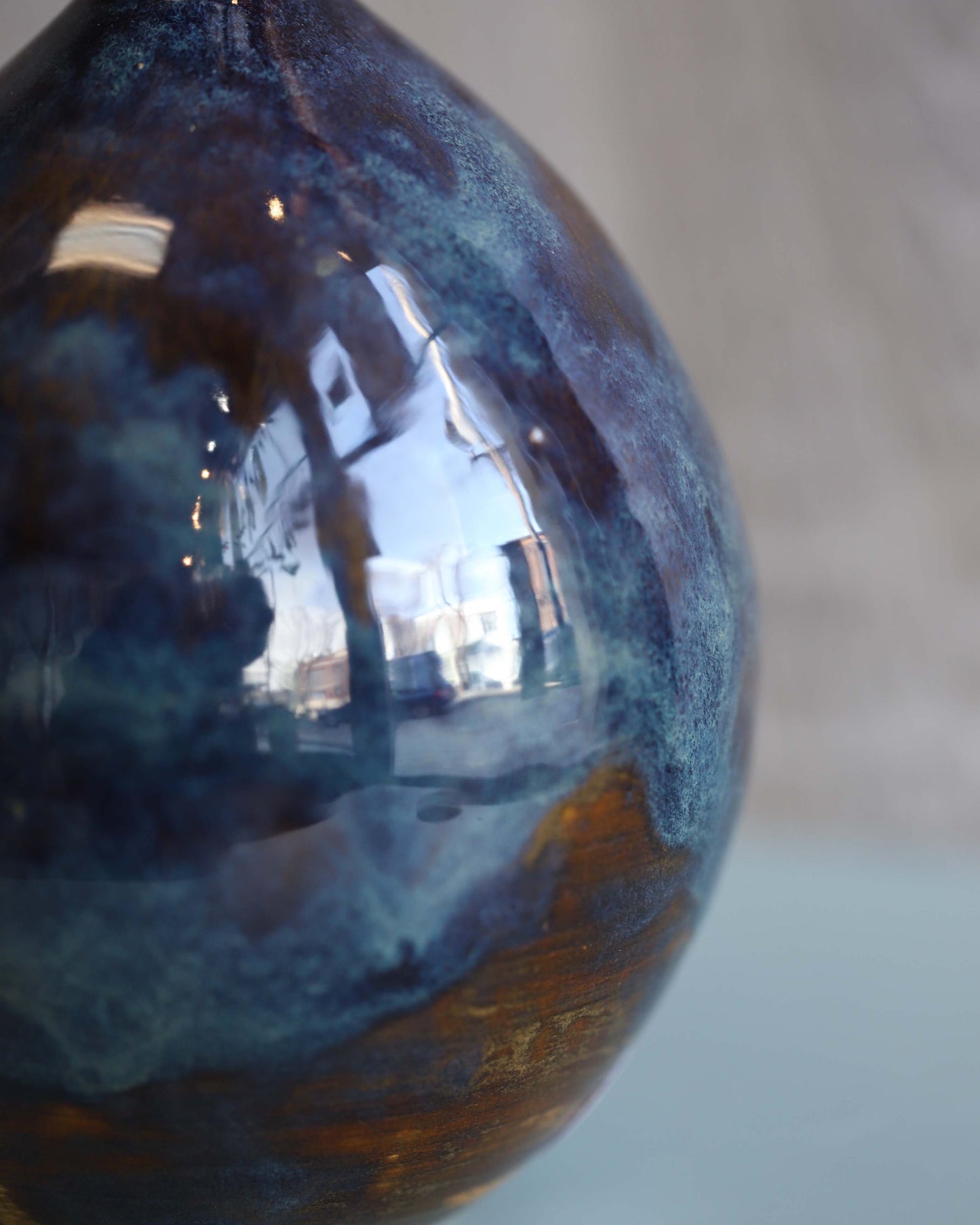 Iron Shift Bubble Vase