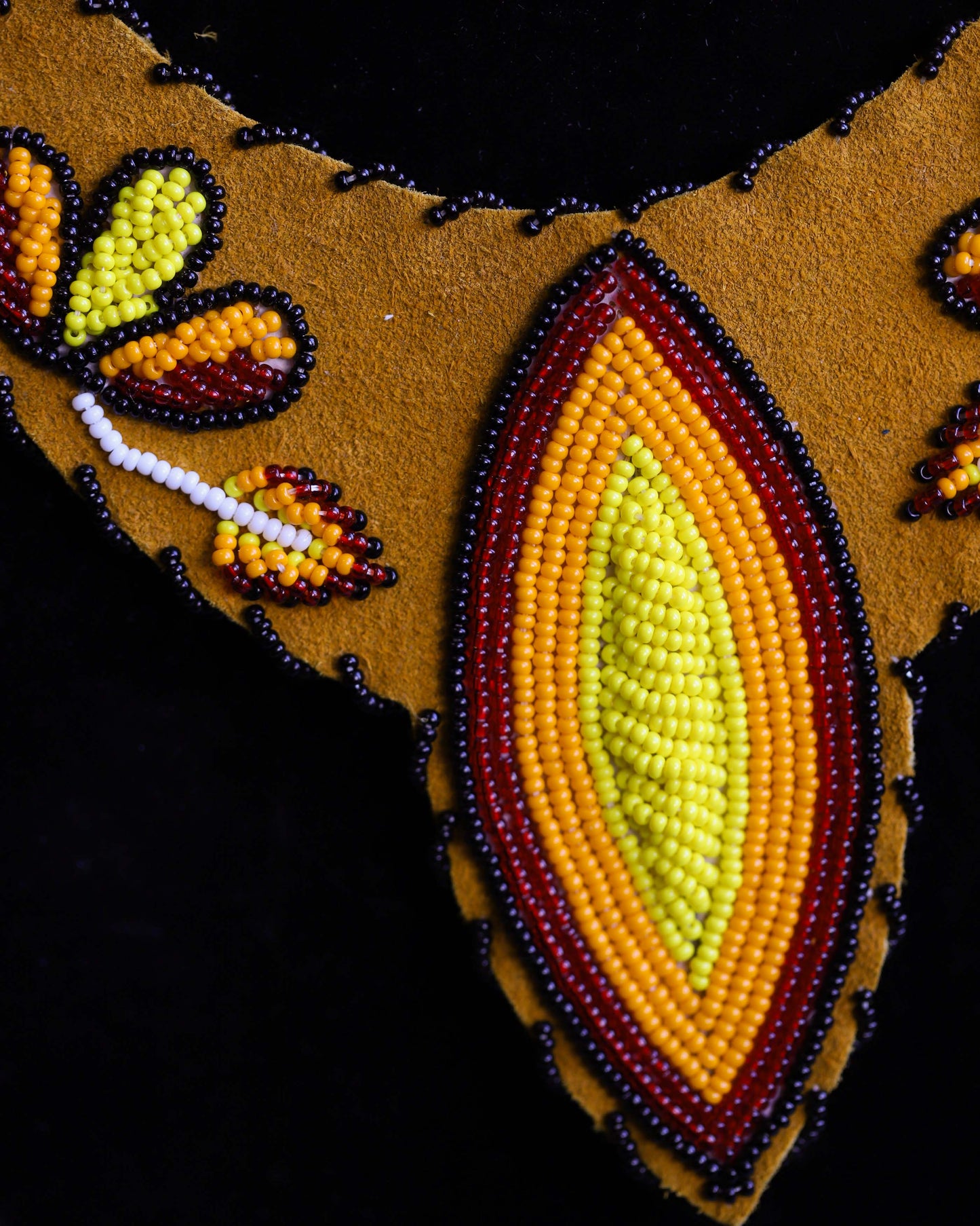 Beaded Leather Necklace
