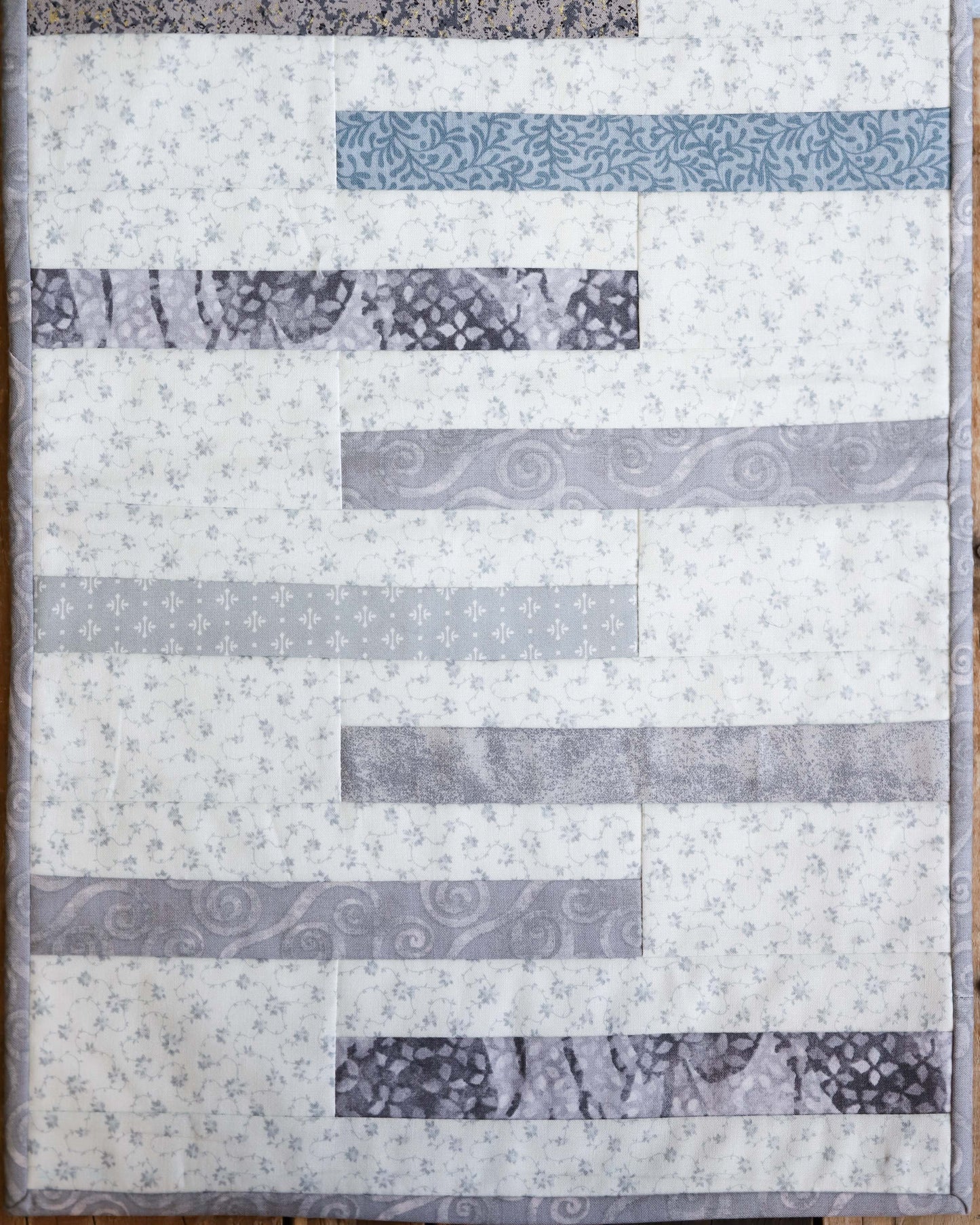 Shades of Grey Table Runner