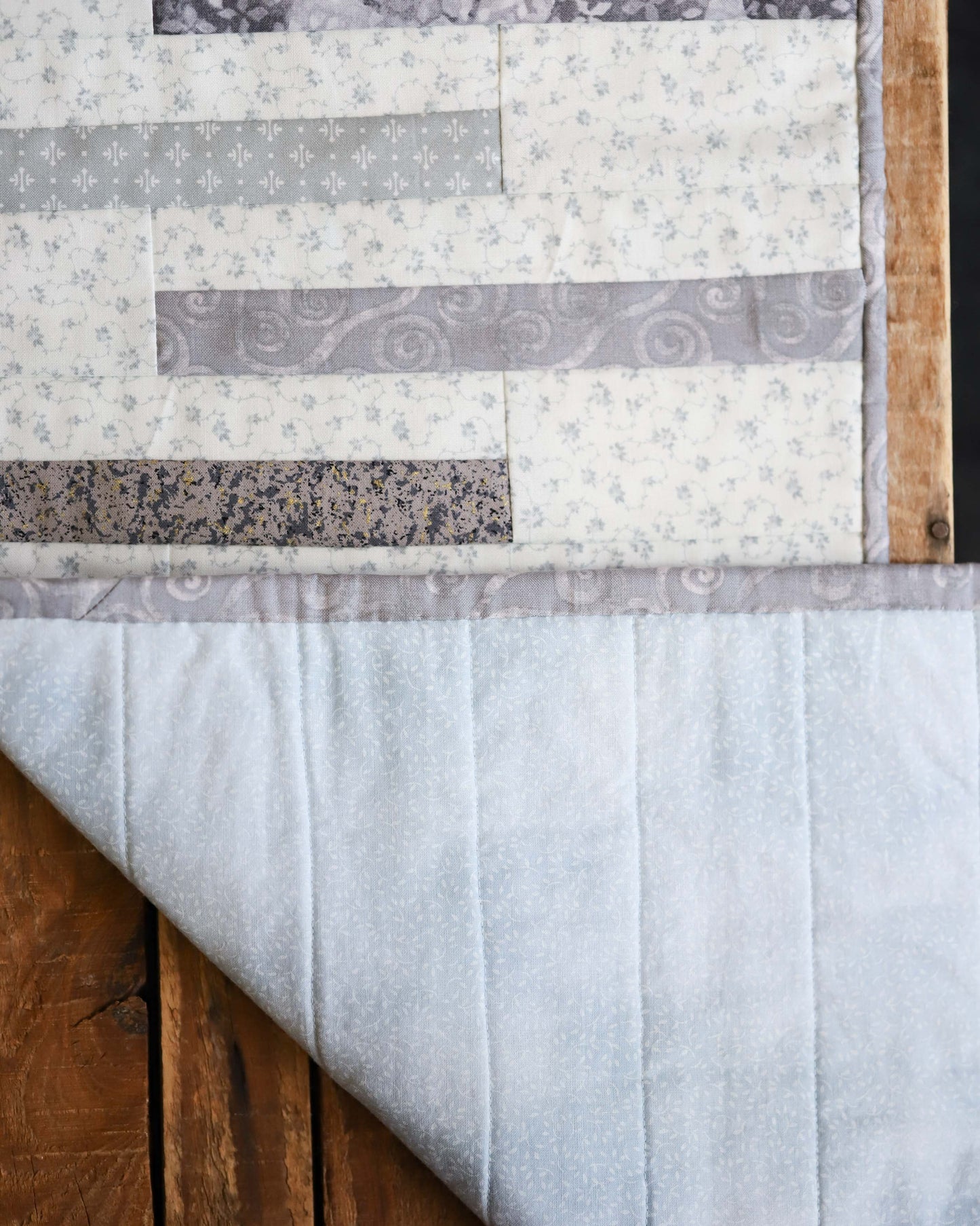 Shades of Grey Table Runner