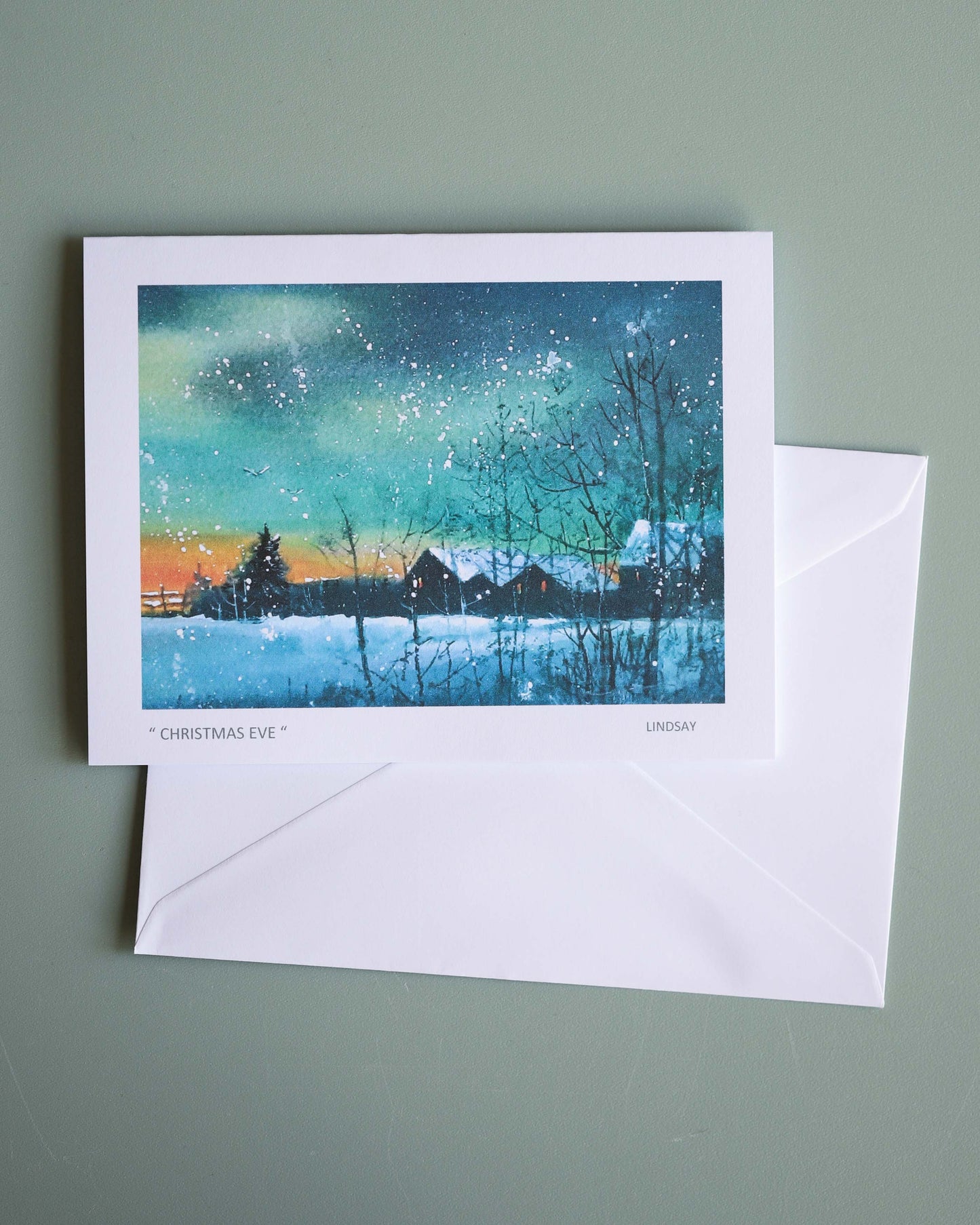 "Christmas Eve" Greeting Card