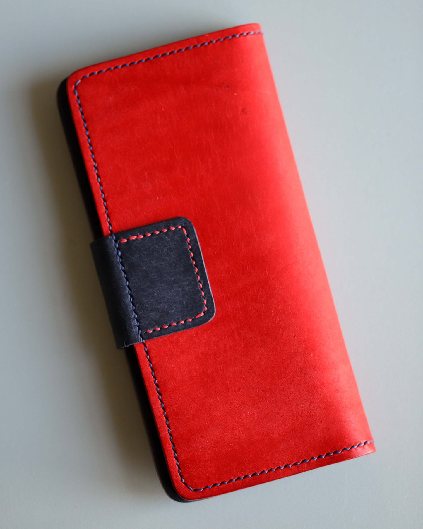 Black & Red Long Wallet