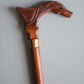 Carved Horse Cane