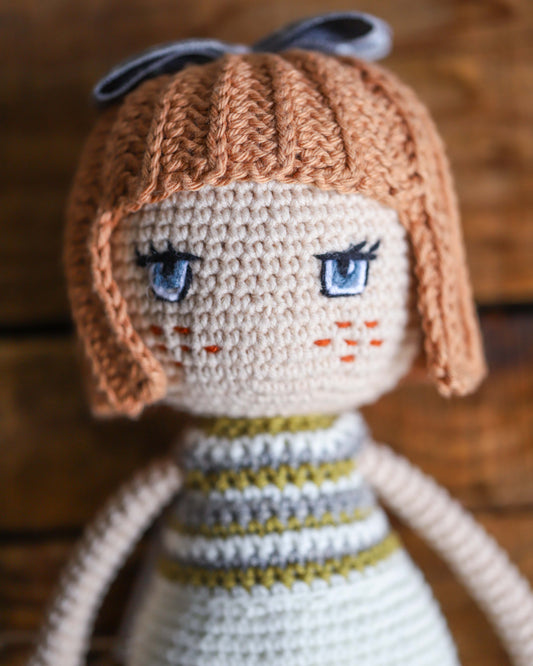 Crocheted Short Haired Doll