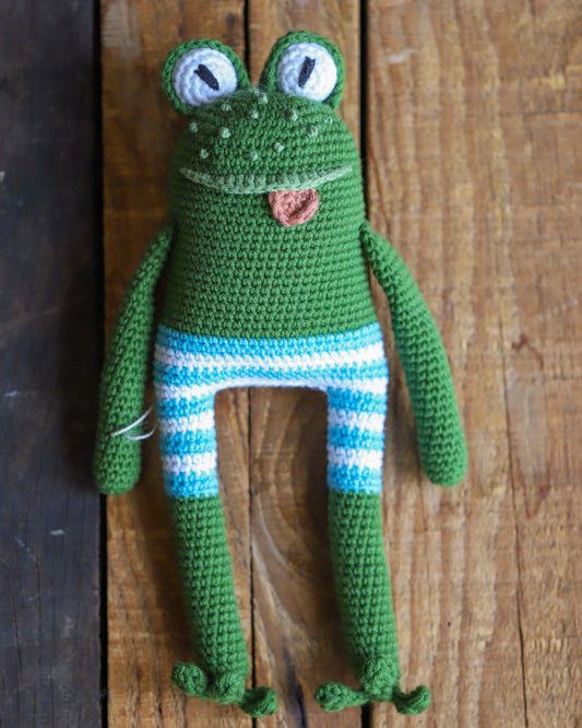 Crocheted Frog