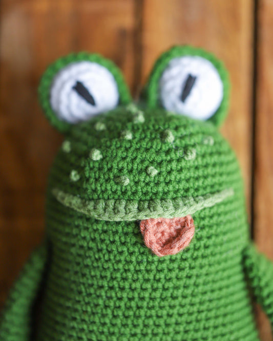 Crocheted Frog
