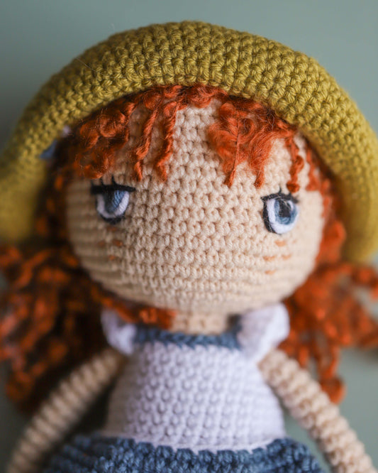 Crocheted Doll with Hat