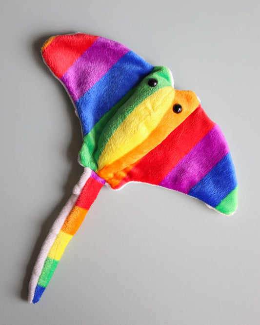 Rainbow Stingray Plushie