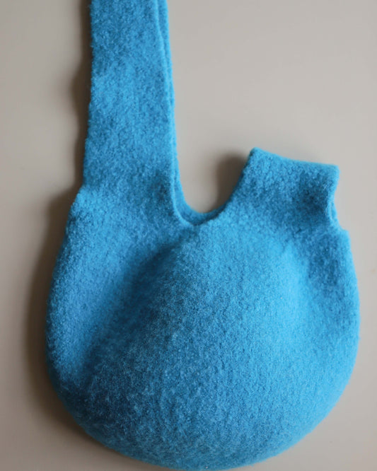Boho Felted Knot Bag