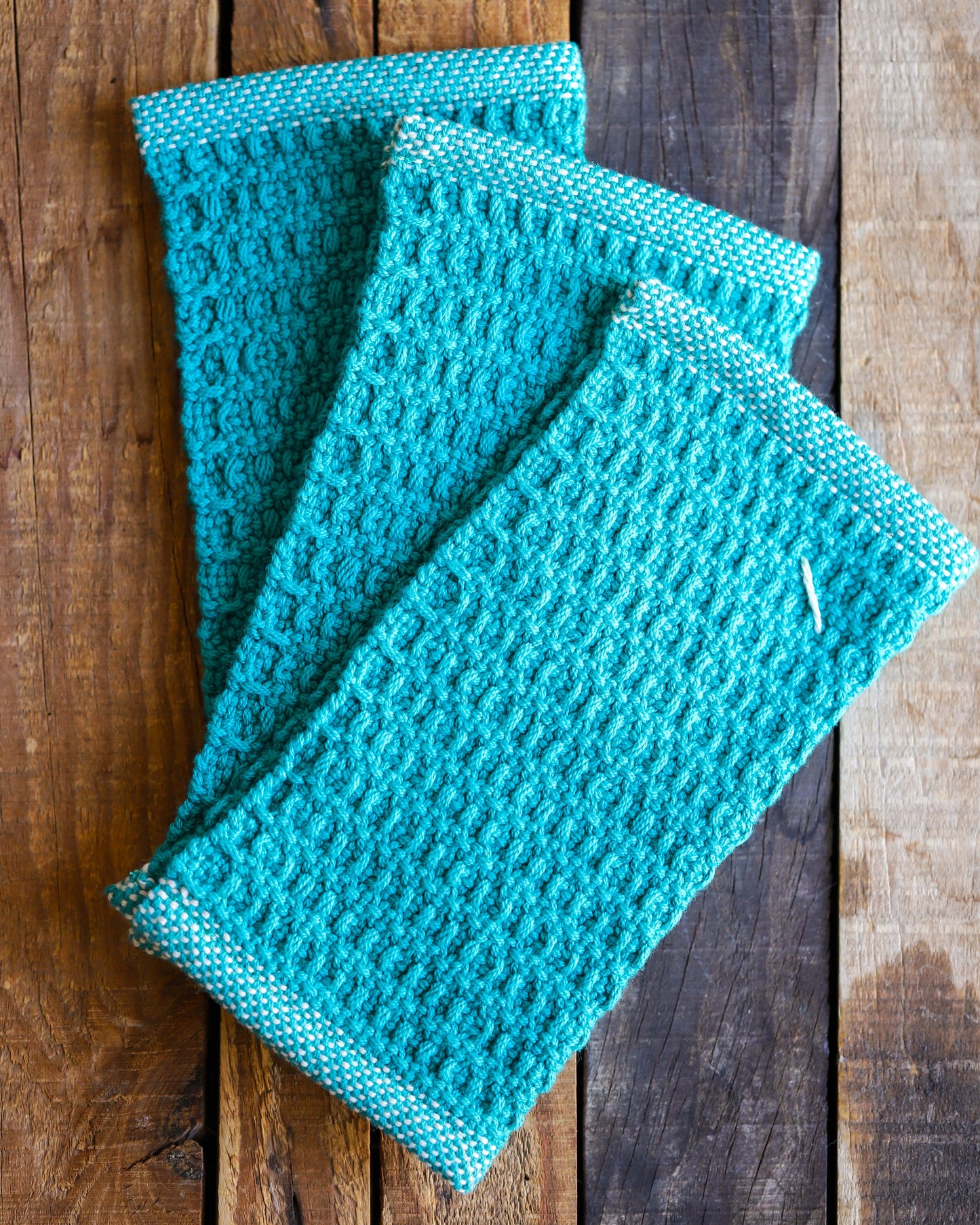 Woven Cloth - Aqua