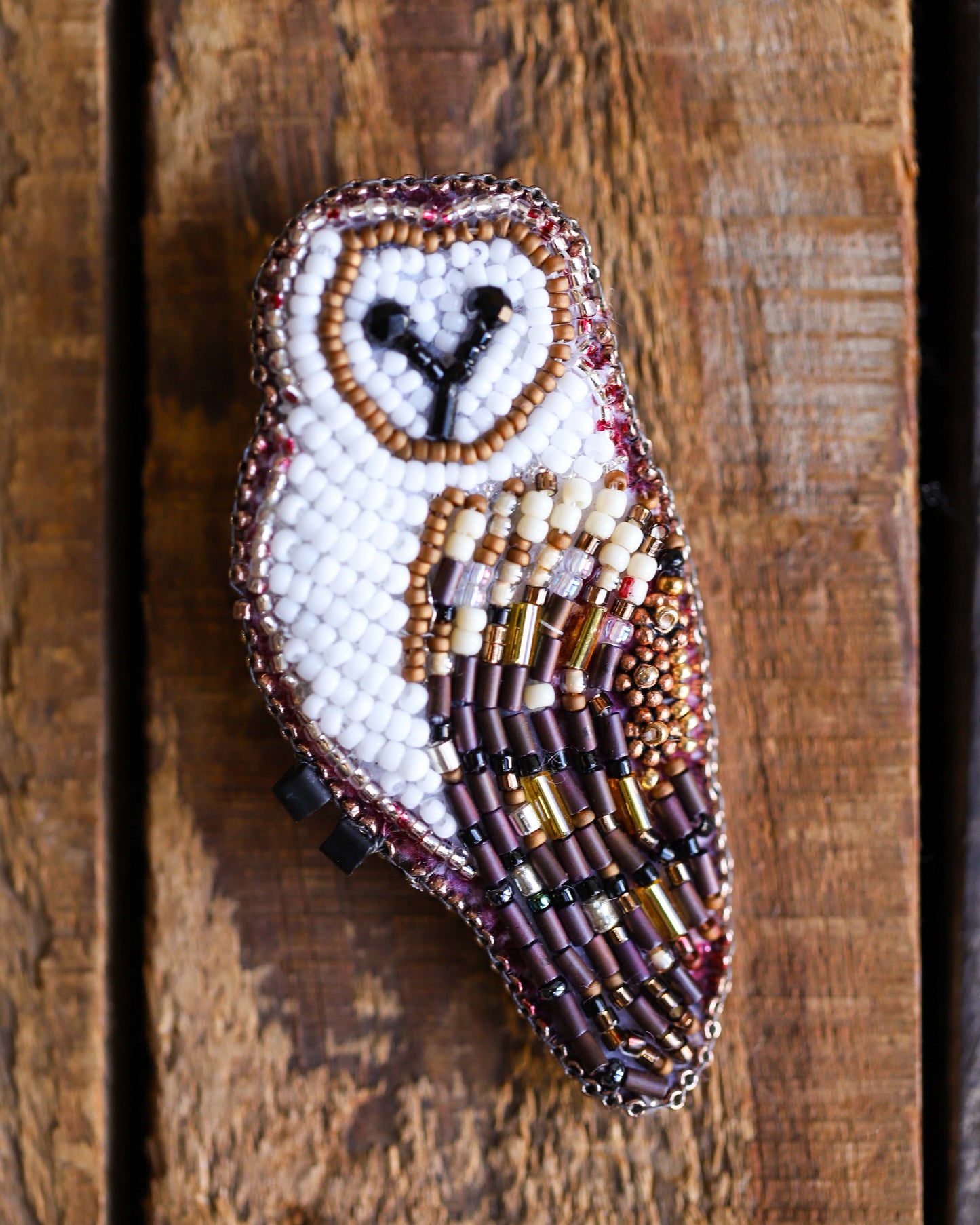 Barn Owl Brooch