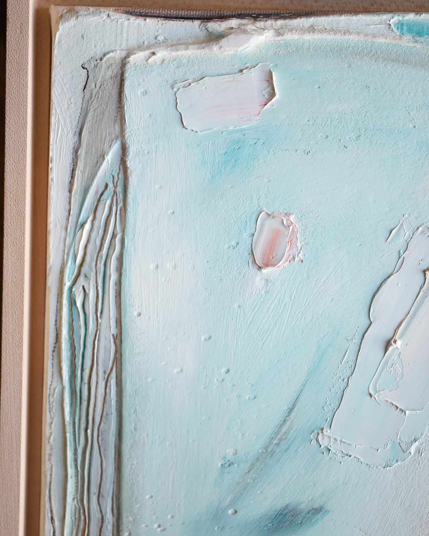 Abstract Turquoise Painting