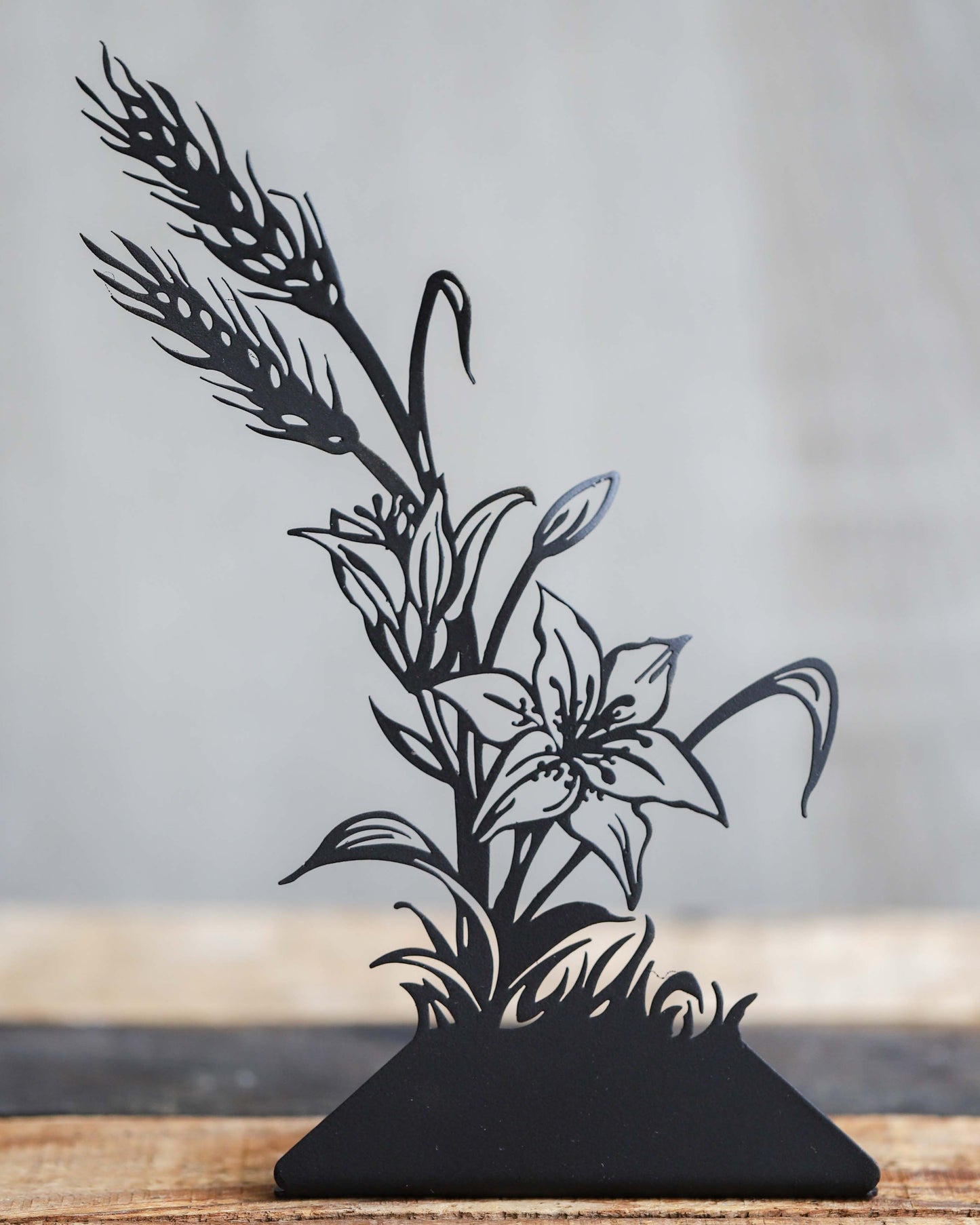Laser Cut Lily Sculpture