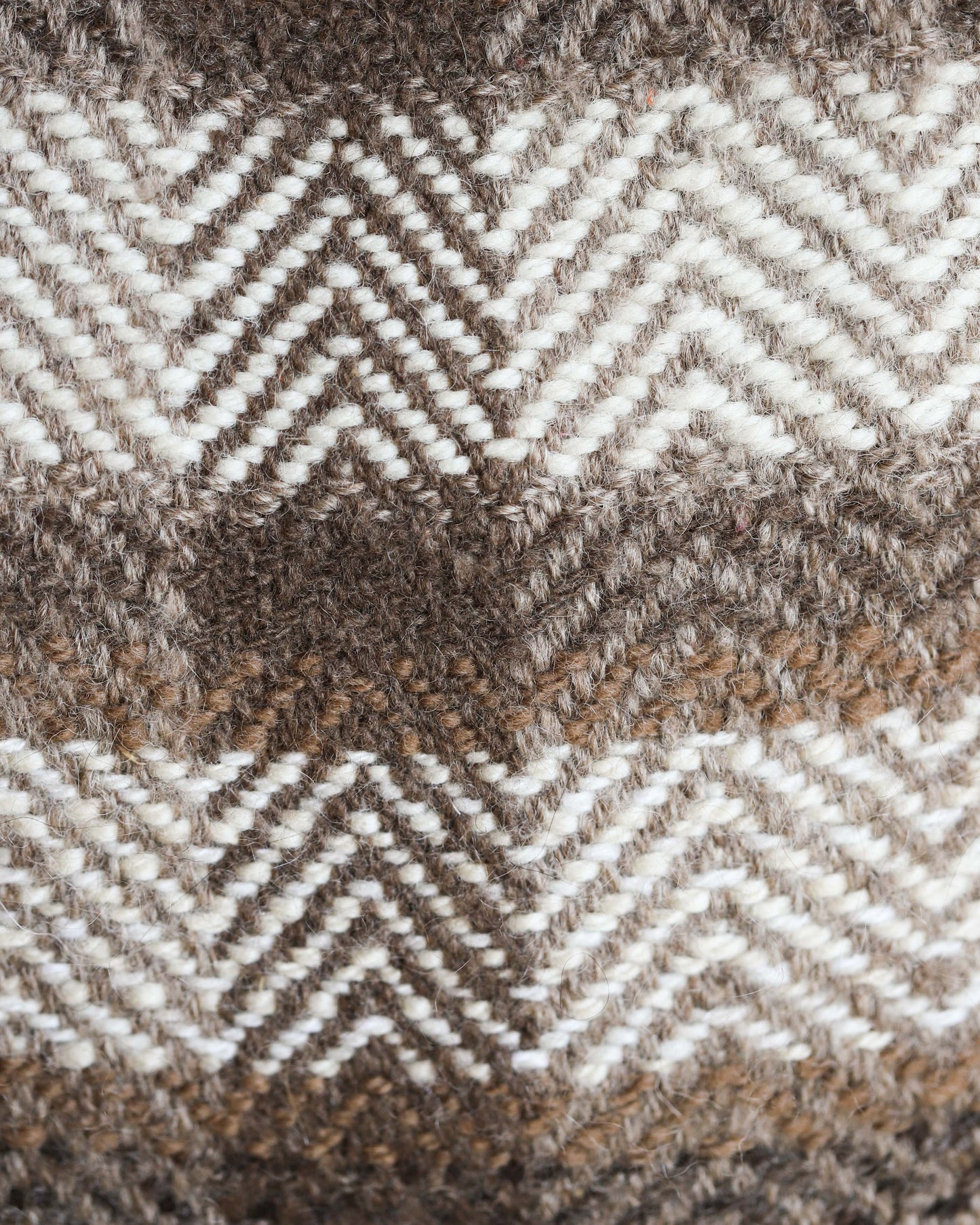 Brown & White Pillow