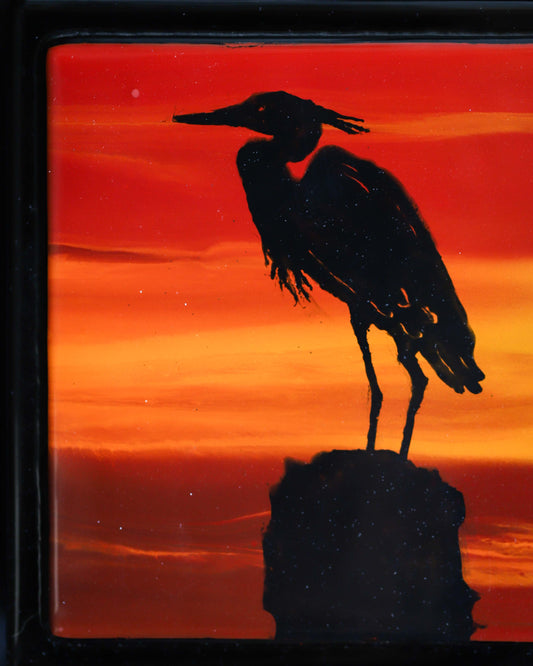 "Homage to the Blue Heron" Art Piece