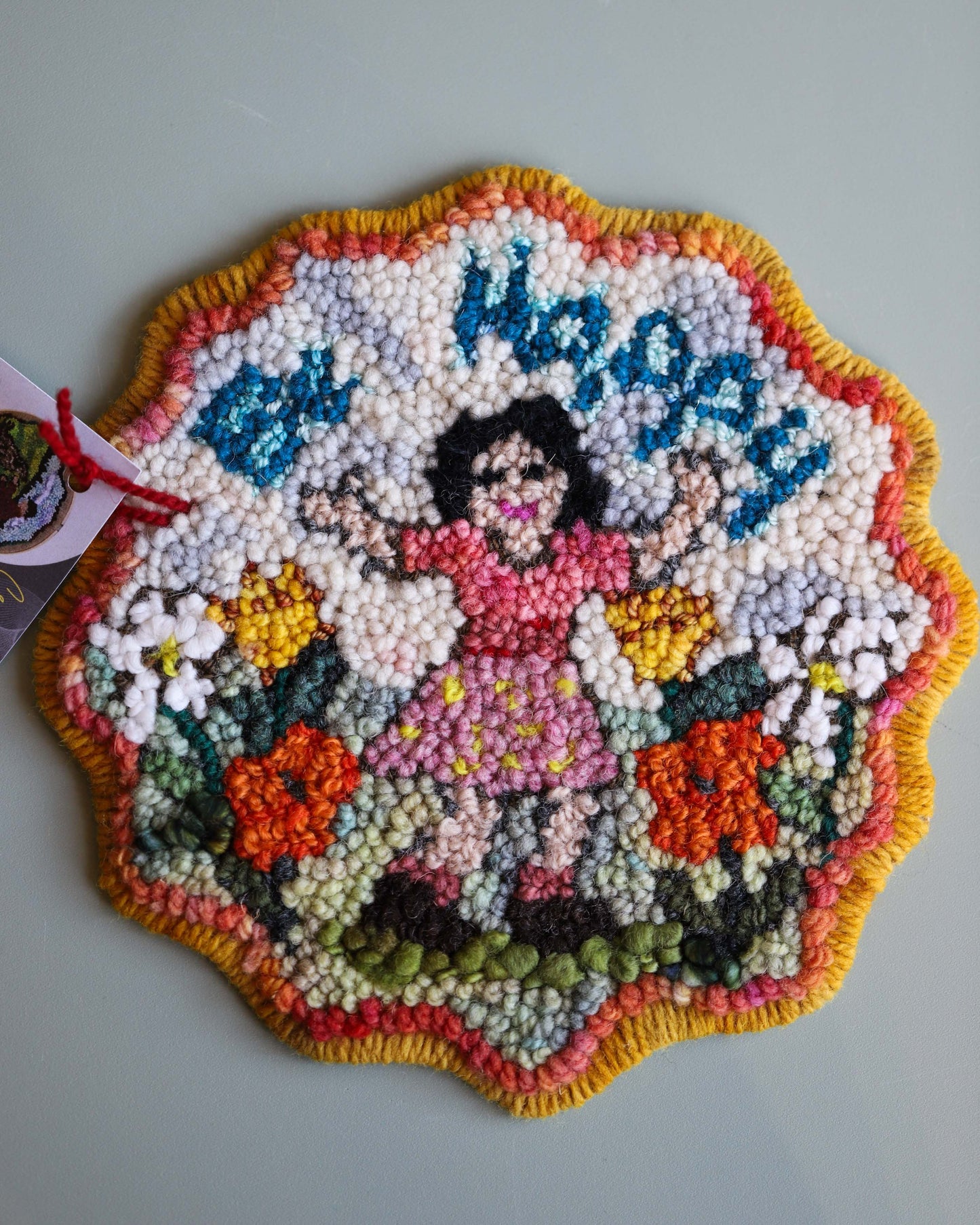 "Be Happy" Trivet