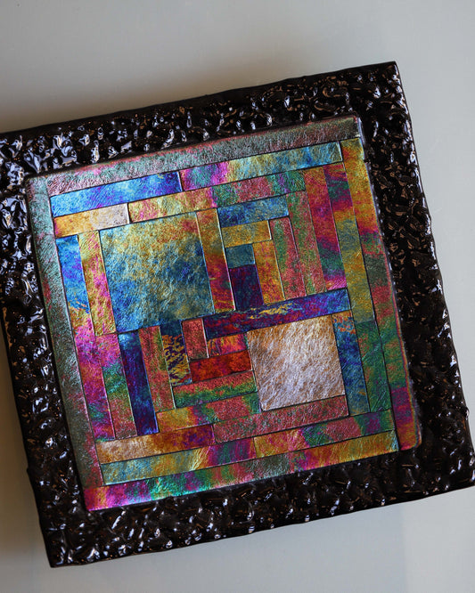Mosaic Lumi Squares & Strips Plate