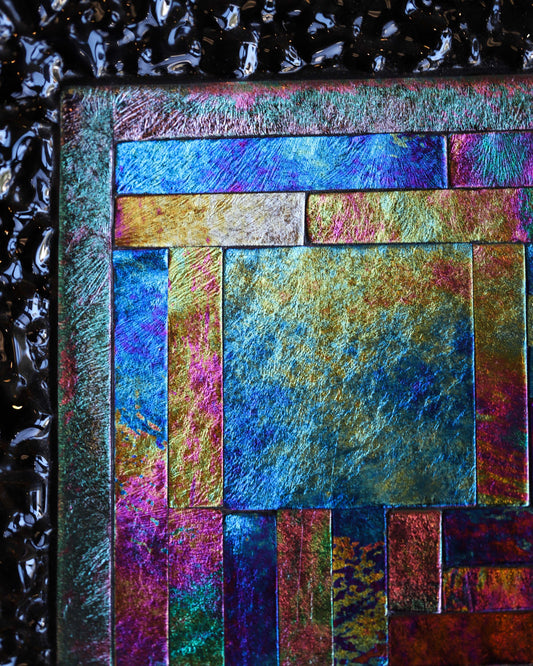 Mosaic Lumi Squares & Strips Plate