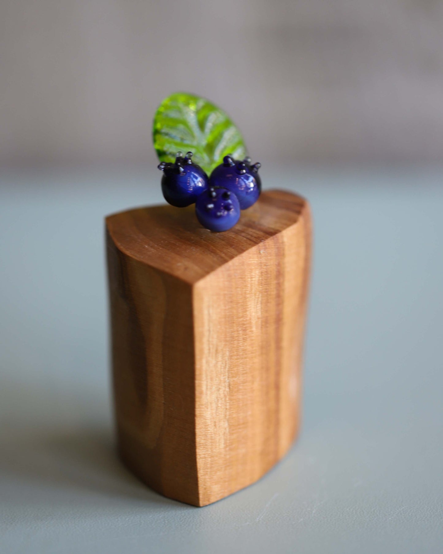 Glass Saskatoonberry Sculpture