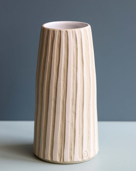 Tall Stripe Vase