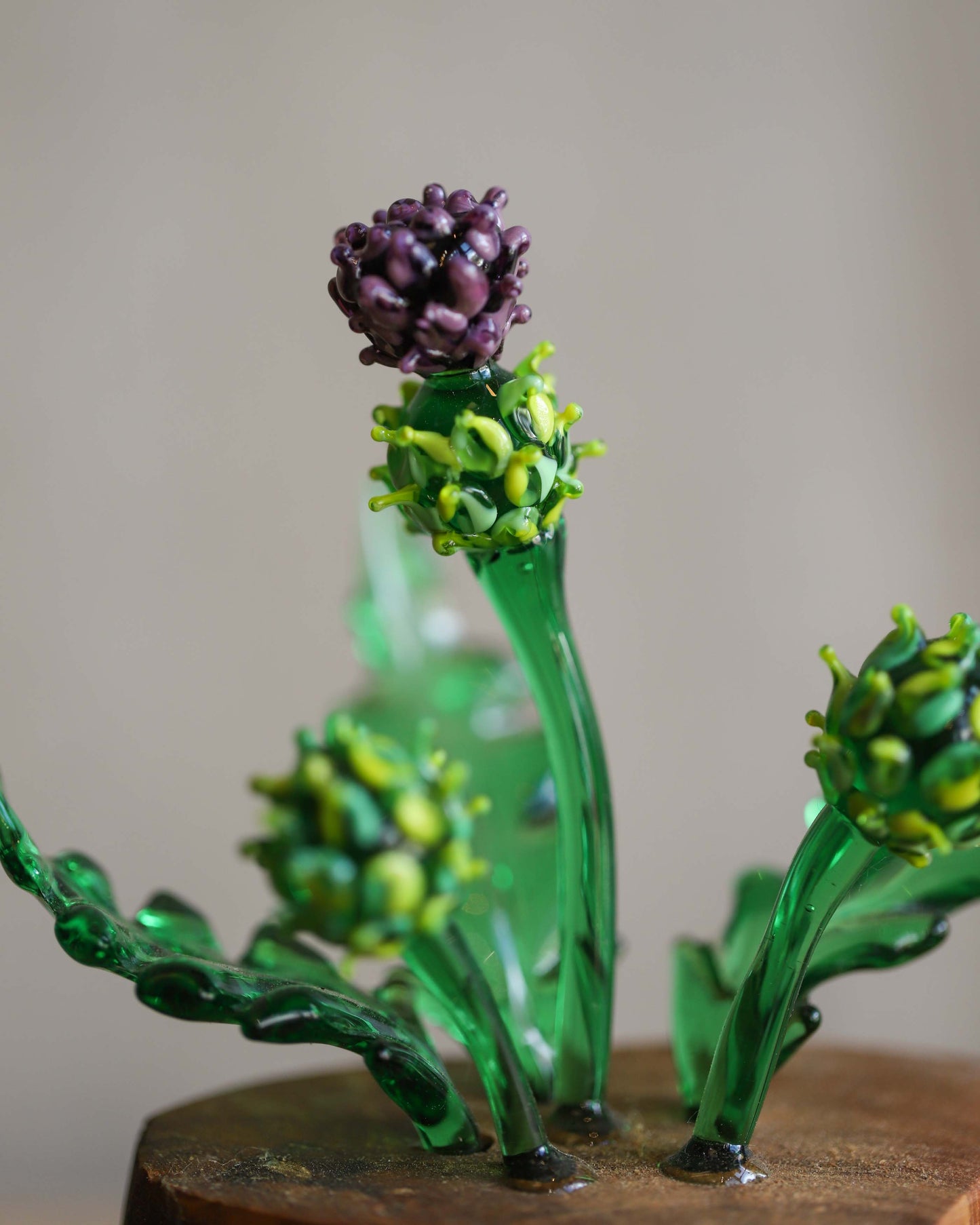 Glass Thistle Sculpture