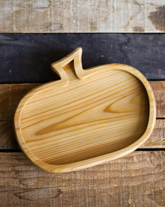 Cedar Pumpkin Tray