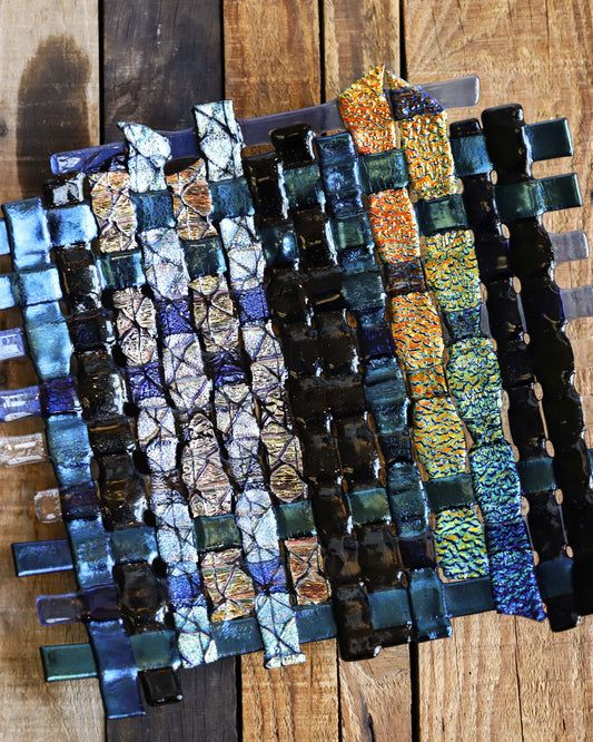 Large Woven Glass Dish