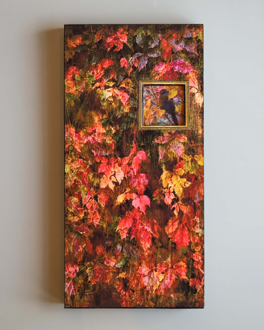 Bird & Leaves Art Board