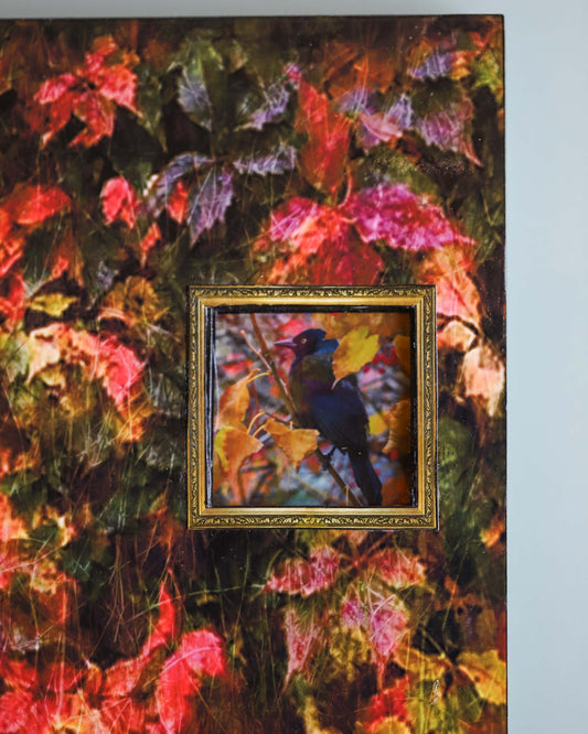 Bird & Leaves Art Board