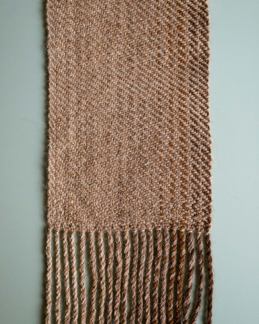 Woven Brown Scarf