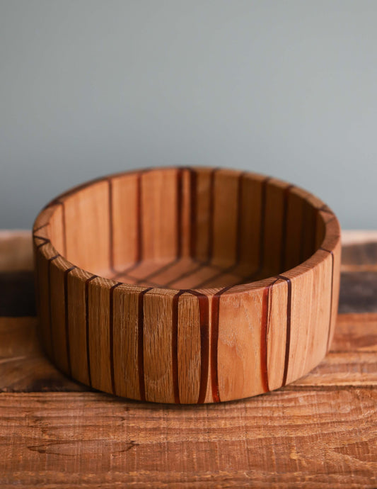 Hickory & Copper Epoxy Bowl