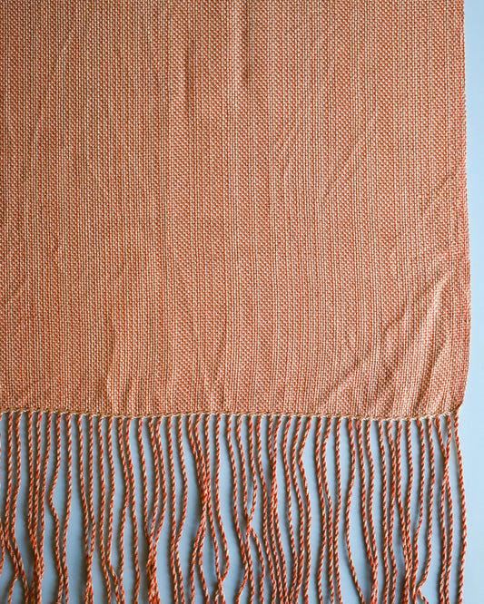 Handwoven Scarf - Orange
