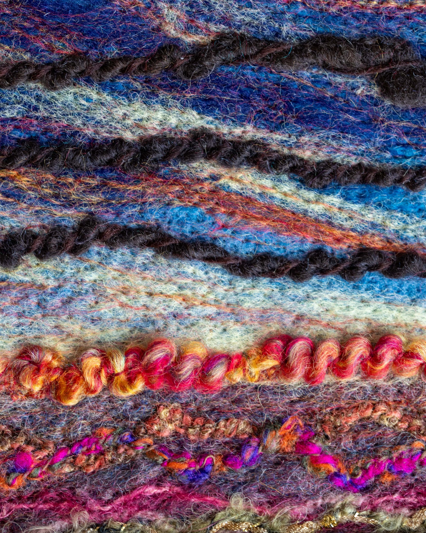 Framed Felted Landscape