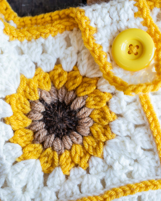 Crochet Daisy Bag