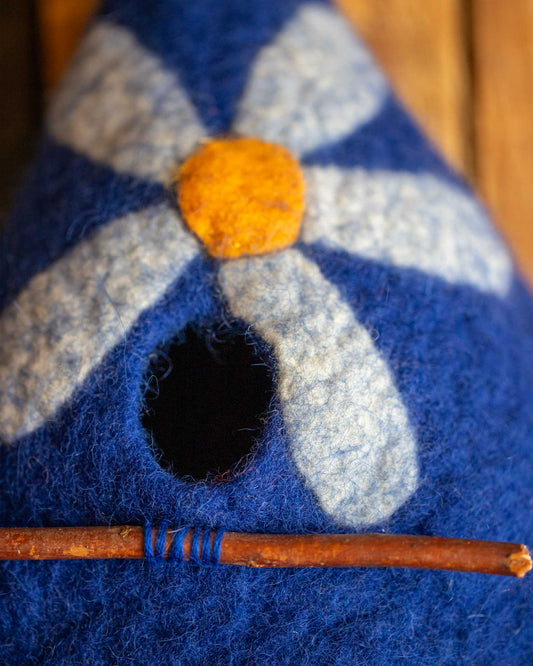 Felted Bird House