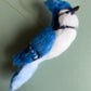 Felted Blue Jay