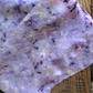 Eco Dyed Purple Silk Scarf