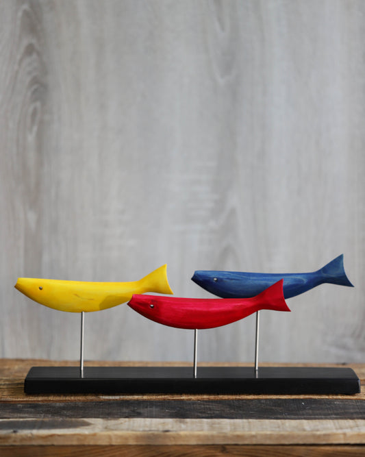 Three Fish Sculpture OL