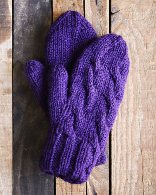 Purple Mitts