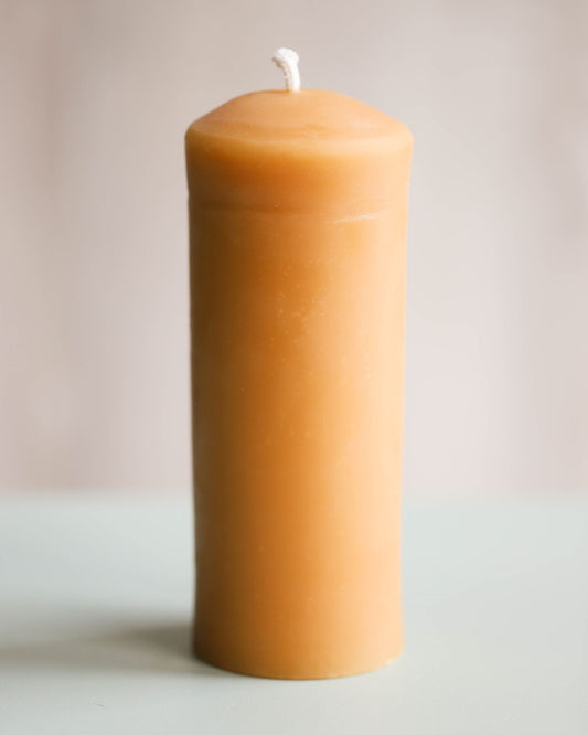 6" Plain Pillar Candle
