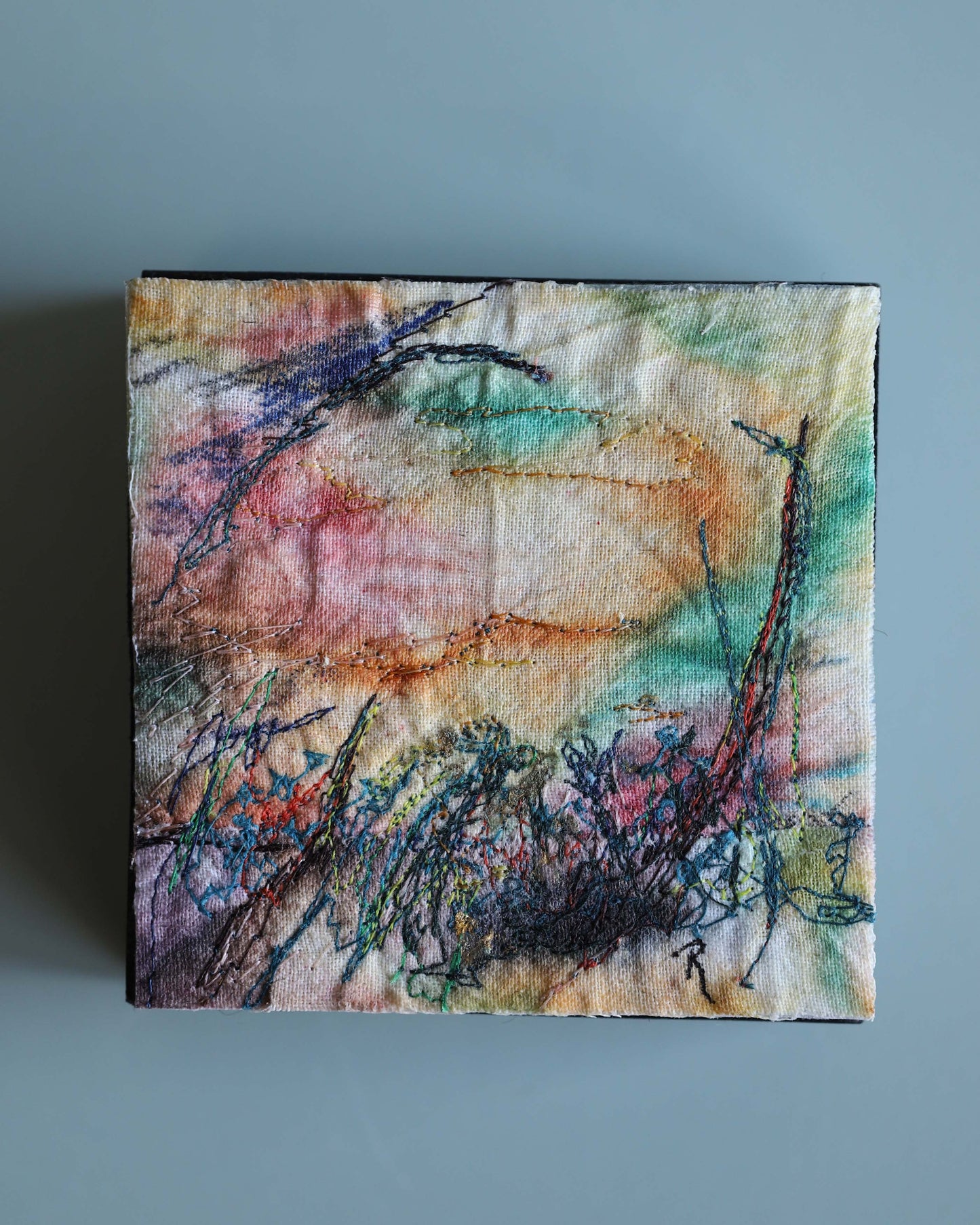 Prairie Scape Thread Painting